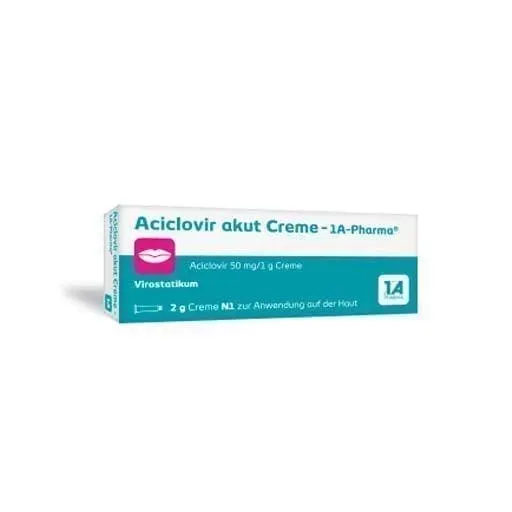 ACICLOVIR akut Creme-1A Pharma 2 g CREAM