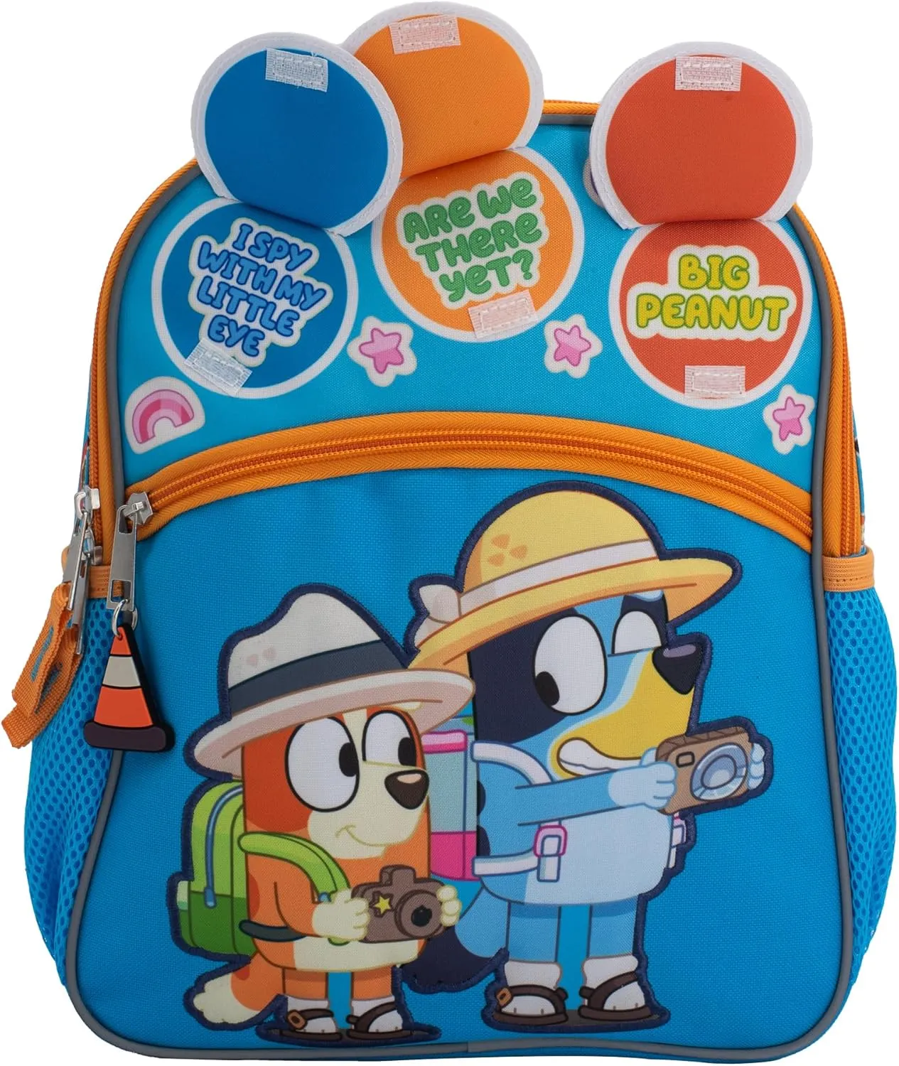 AI ACCESSORY INNOVATIONS Bluey Interactive 12 Mini Backpack For Kids, Bluey & Bingo School Bag for Pre-School & Kindergarten, Blue