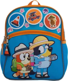 AI ACCESSORY INNOVATIONS Bluey Interactive 12 Mini Backpack For Kids, Bluey & Bingo School Bag for Pre-School & Kindergarten, Blue