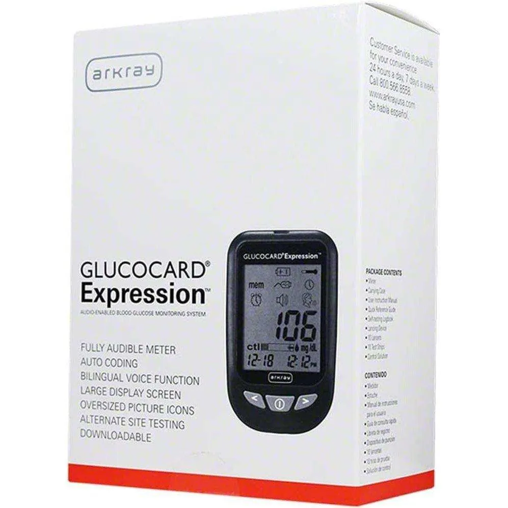 Arkray Glucocard Expresson Blood Glucose Meter Kit
