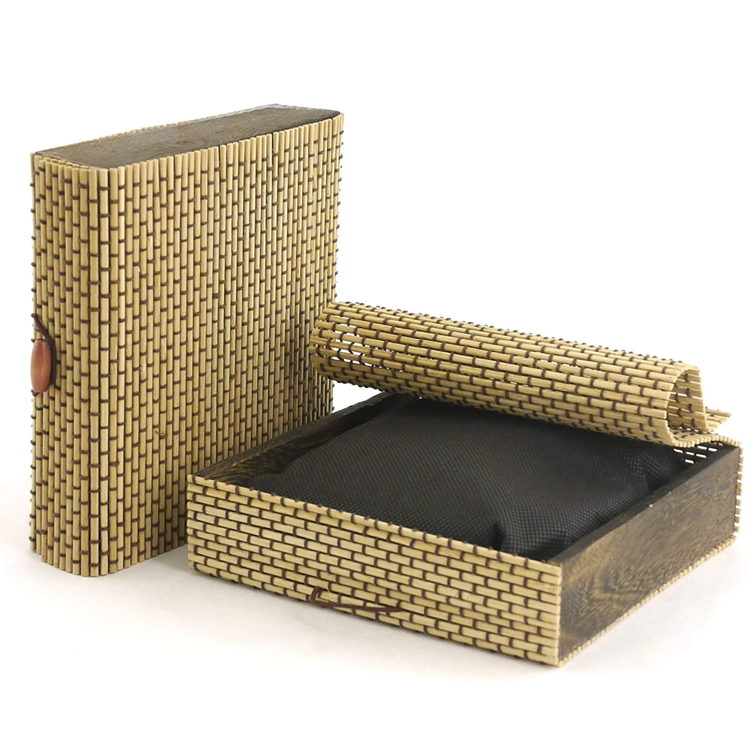 Bamboo Charcoal Odor Absorber Bag in Decorative 6.5" x 6.25" x 1.75" Box