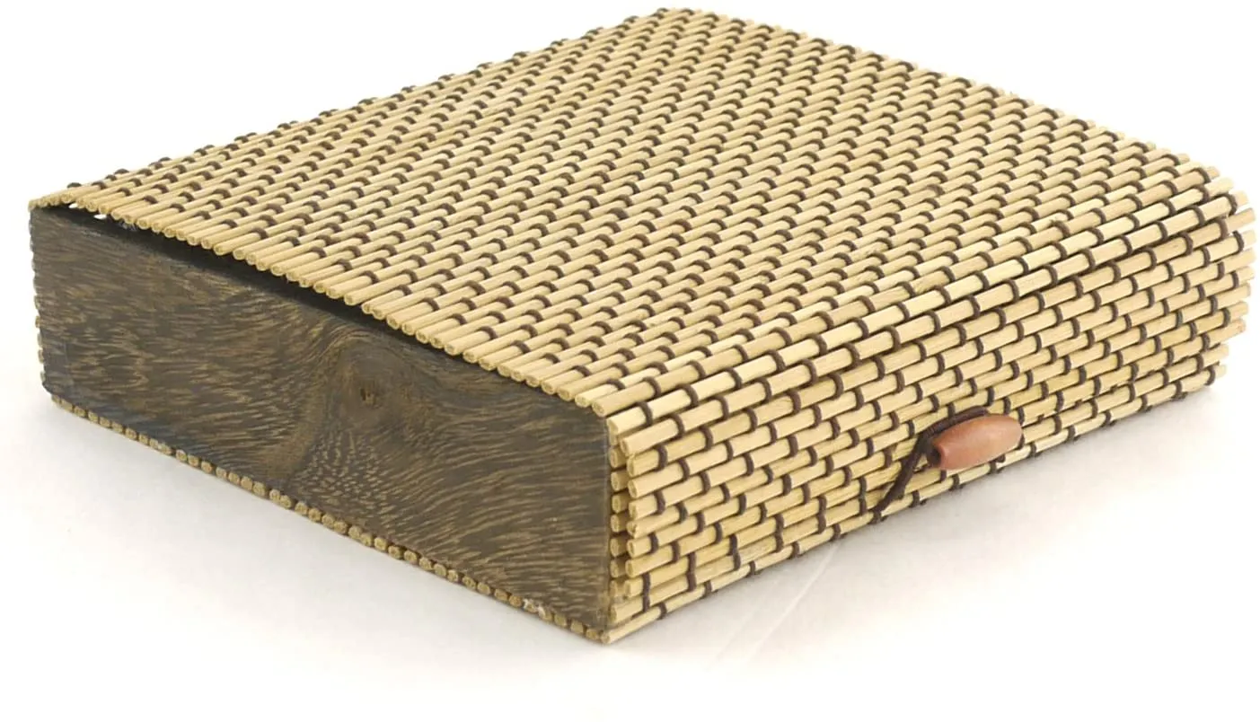 Bamboo Charcoal Odor Absorber Bag in Decorative 6.5" x 6.25" x 1.75" Box