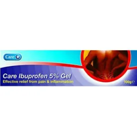 Care Ibuprofen 5% Gel 100g (A)