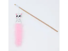Cat Play Rob / White Cat Funny Cat Stick