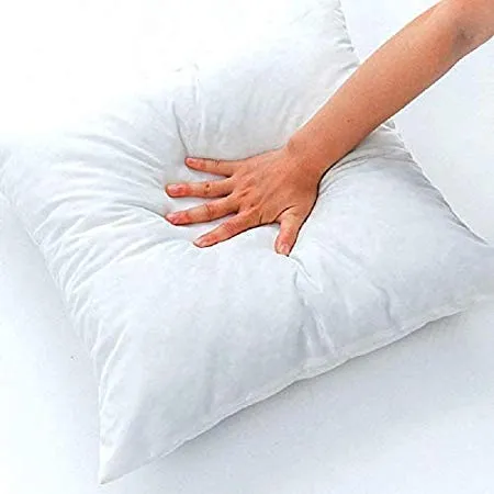 Comfort Store Hotel Quality Hollow Fiber Filler Cushion (16X16 Inches; White) -Set of 2
