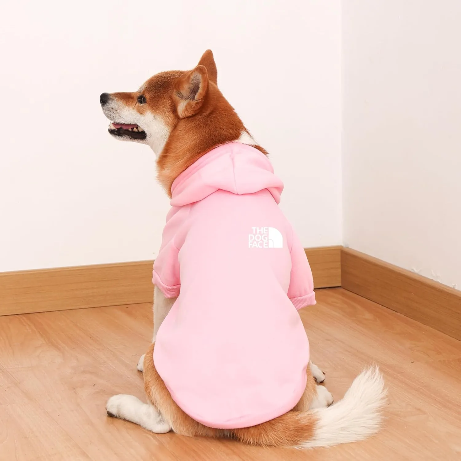 Dog Hoodie - Stylish Outdoor Sports Sweatshirt, Soft and Warm Pet Clothes for Small, Medium and Large Dogs (Pink, Medium)
