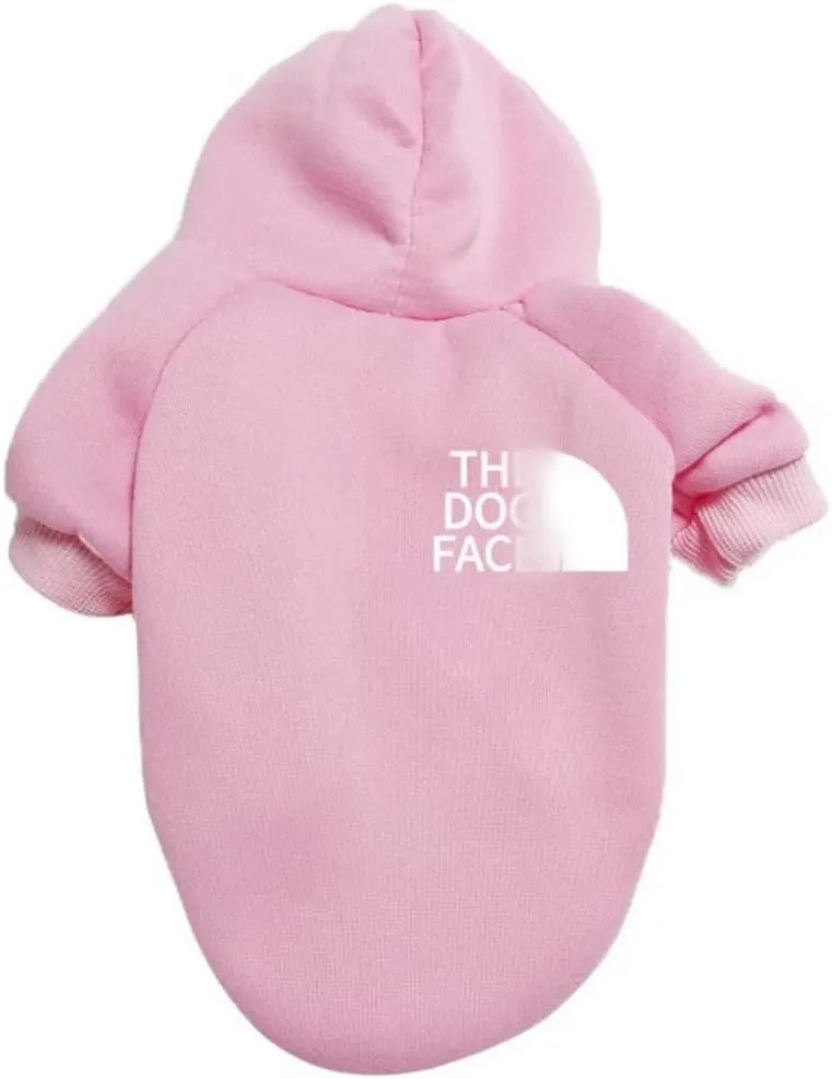 Dog Hoodie - Stylish Outdoor Sports Sweatshirt, Soft and Warm Pet Clothes for Small, Medium and Large Dogs (Pink, Medium)