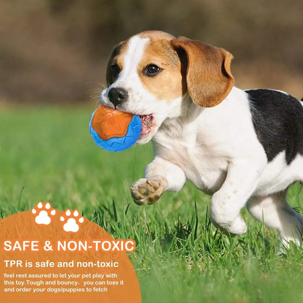 Dog Squeaky Toys, Pool & Beach Toys for Interactive Fetch & Play, TPR