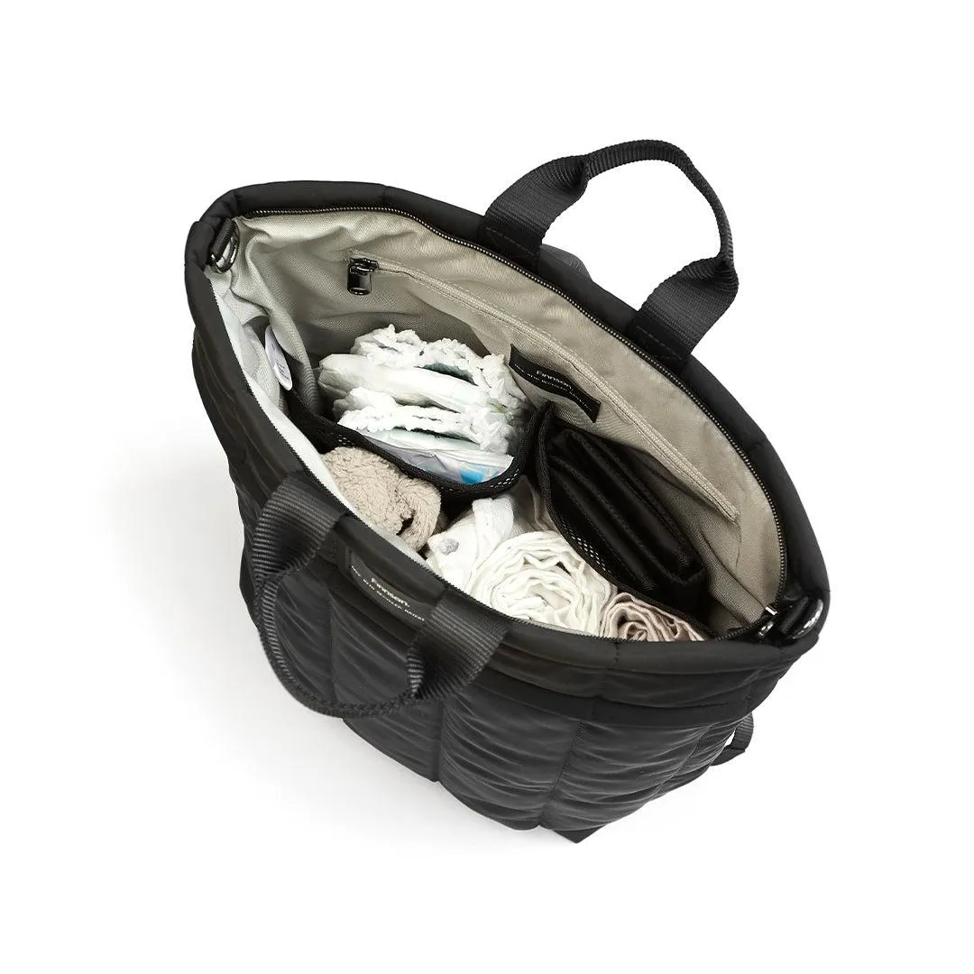Finnson RAE Eco Changing Backpack with Changing Mat - Black