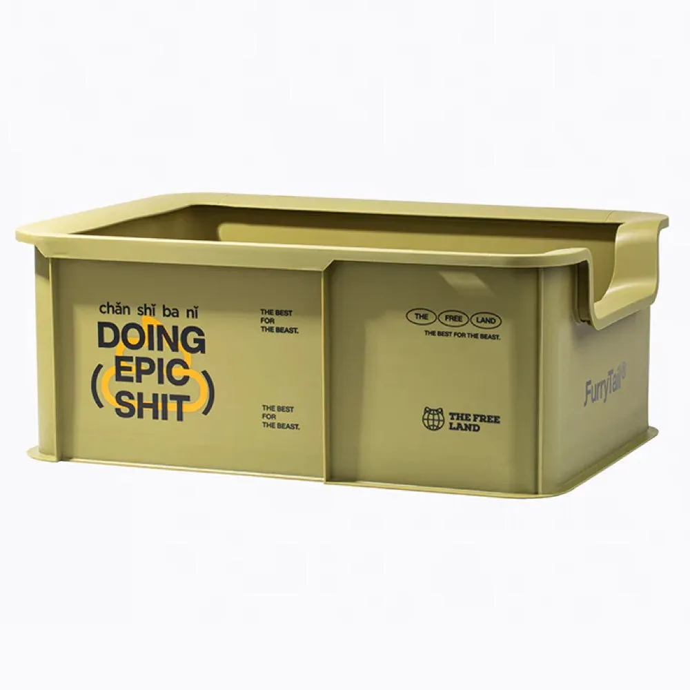 Furrytail Campsite Cat Litter Box