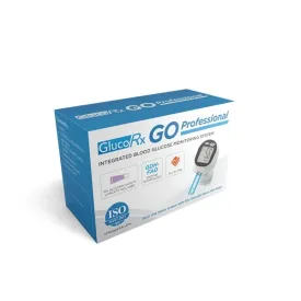 GlucoRx Go Blood Glucose Meter with 50 Free Test Strips