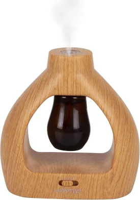 HAPPTWS Waterless Essentil Oil Diffuser Set - Cordless Diffuser 3 Timer Settings Battery Operated for Bedroom Yoga Studio Bathroom Pet Room