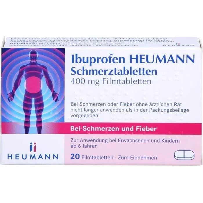IBUPROFEN Heumann painkiller, Painkillers 400 mg