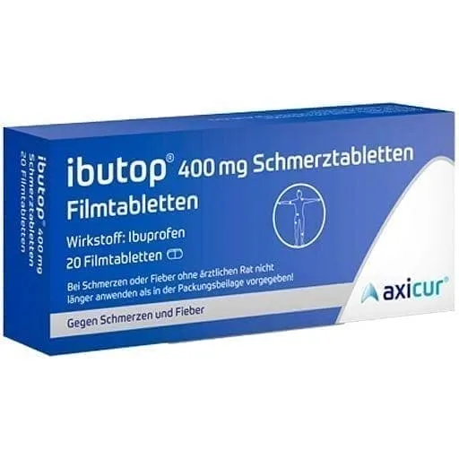IBUTOP 400 mg painkillers film-coated tablets