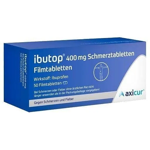 IBUTOP 400 mg painkillers film-coated tablets