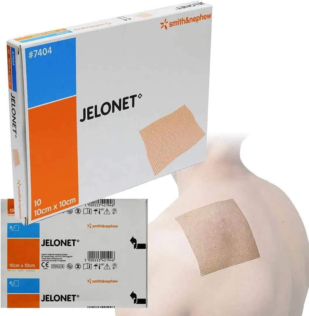 Jelonet Parafin Gauze Dressing 10 x 10 (Pack of 10)