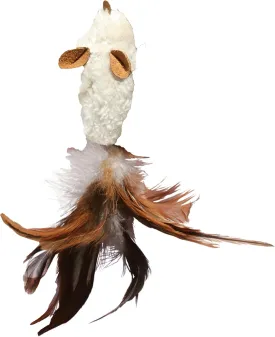 KONG Feather Mouse Catnip Toy (Colors vary)