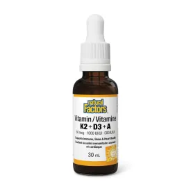 Natural Factors Vitamin K2   A   D3 (30ml)