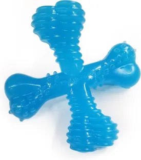 Nylabone Comfort Hold X-Bone Puppy Power Chew Toy for Puppies, Dog Toys for Aggressive Chewers, Beef Flavor, X-Small - Up to 15 lbs, 1 Count