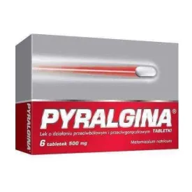 Pargyline Pyralgina Pyralginum x 6 tablets, strong painkillers