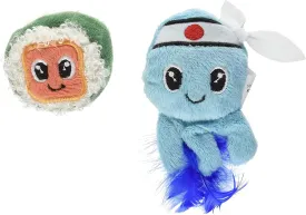 Pet Craft Supply Silly Snacks and Funny Food Crinkle Cuddling Catnip and Silvervine Interactive Cat Toys - Great for Indoor Cats, Kittens, for All Breed Sizes