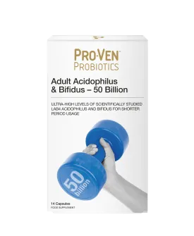 Pro-Ven Adult Acidophilus & Bifidus 50 Billion 7 Capsules