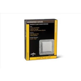 ReliaMed Bordered Gauze, 4" x 10", Sterile, 2 Boxes of 25