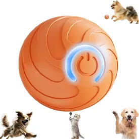 Smart Jumping Ball Toy for Cats, Duraspin Electric Cat Ball, Interactive Toys for Indoor Cats,cat Toys for Bored Indoor Adult cat - 1pack Orange