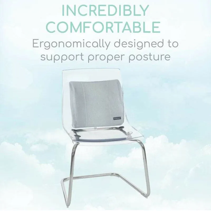 Vive Health Xtra-Comfort Lumbar Cushion - Gray