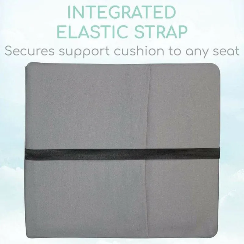 Vive Health Xtra-Comfort Lumbar Cushion - Gray